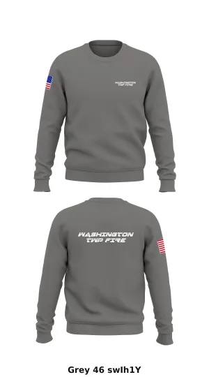 Washington Twp Fire Store 1 Core Men's Crewneck Performance Sweatshirt - swIh1Y