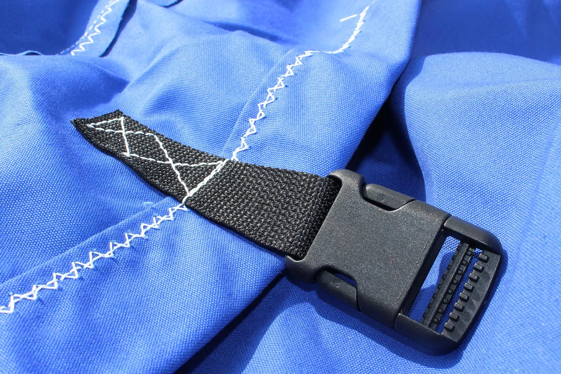 Wayfarer Boat Cover - Boom Up - Breathable Polycotton