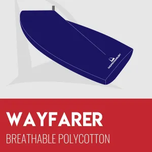 Wayfarer Boat Cover - Boom Up - Breathable Polycotton