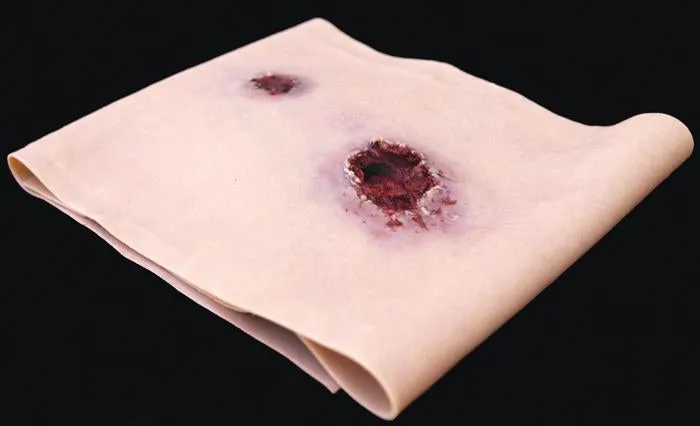 Wearable Wounds GSW to Leg