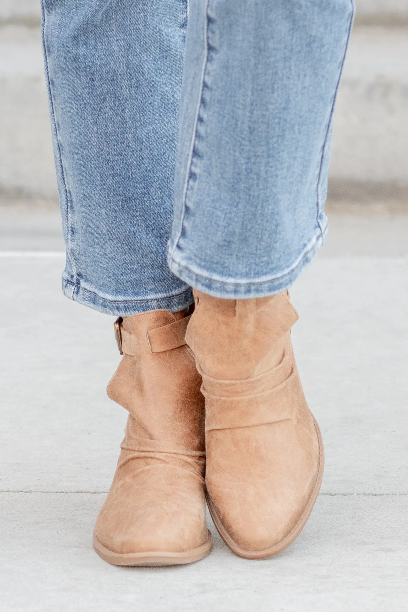 Zane Glitterati Ankle Boots - Tan