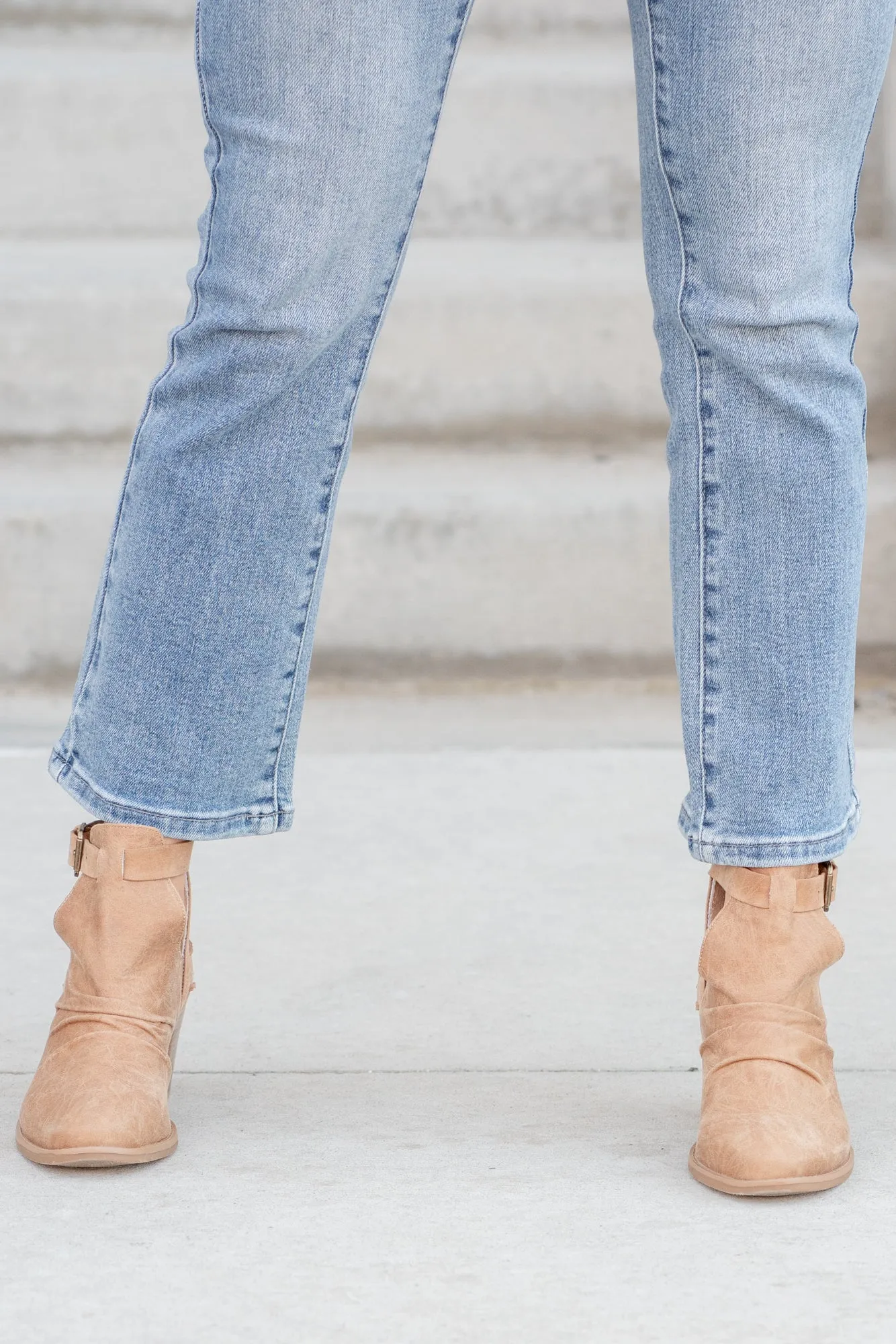 Zane Glitterati Ankle Boots - Tan
