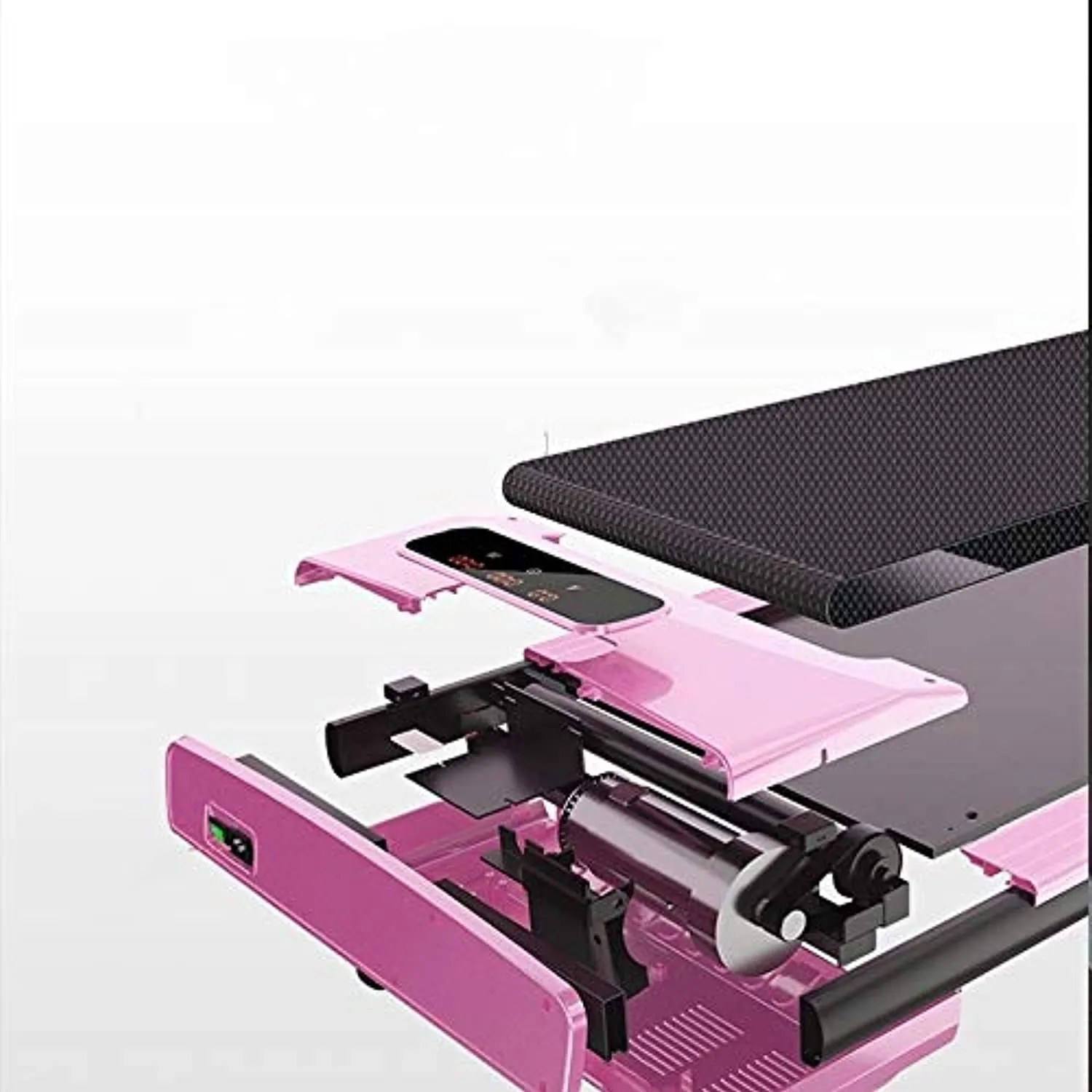 Zzfni Treadmill Household Flat Treadmill, Walking to Lose Weight Ultra-Quiet Simple Folding Machine, Home Fitness Sports Foldable Treadmill