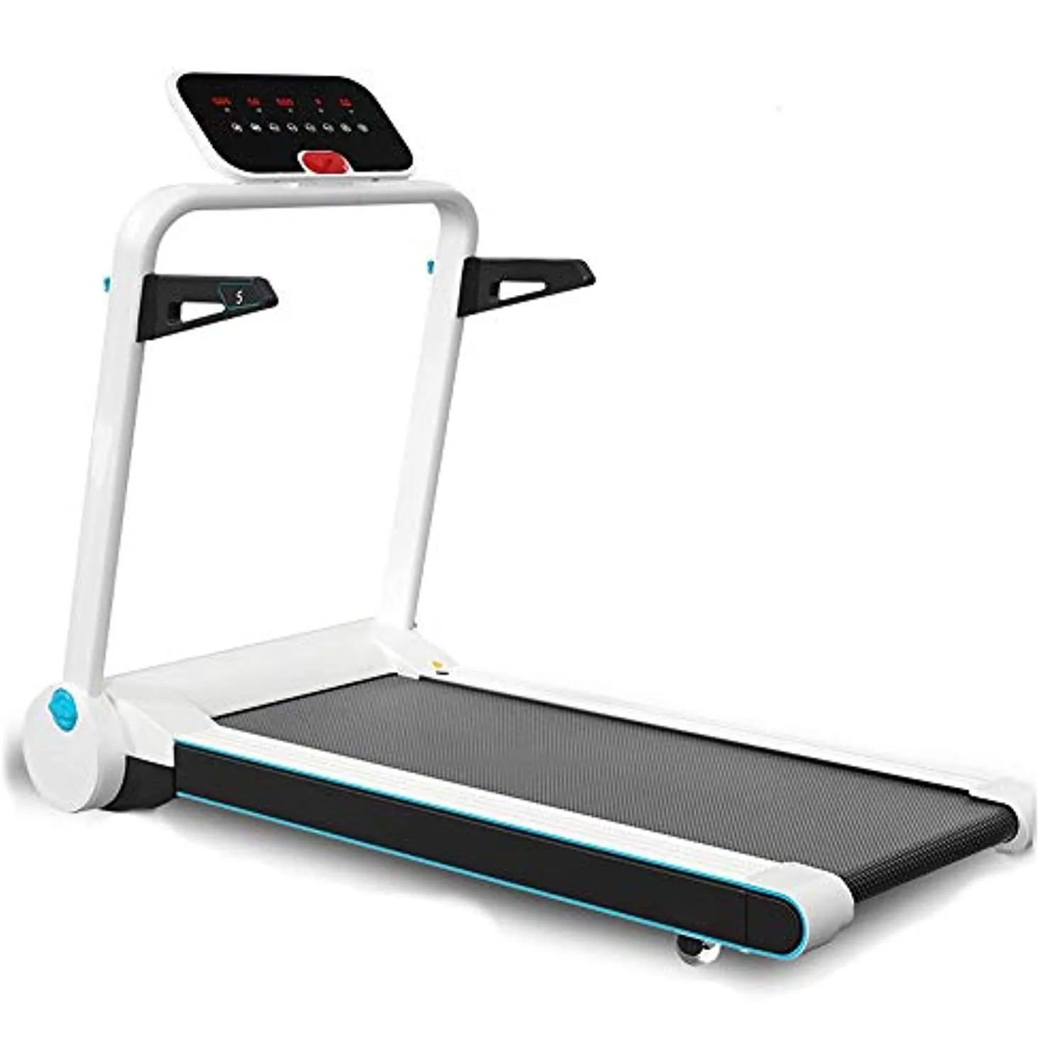 Zzfni Treadmill Treadmills for Home Jogging Machine Gym Treadmill Fitness Electric W/Smart Indoor Small Models Loss Weight Silent Treadmill Shock Absorption Folding Treadmill Foldable Treadmill